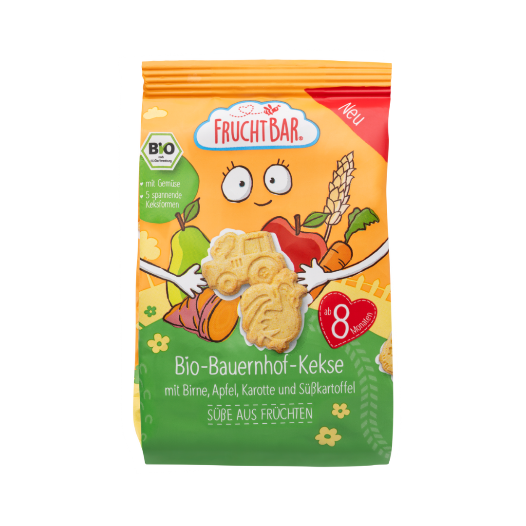 Bio Bauernhof Kekse Vorderseite Bio Bauernhof Kekse