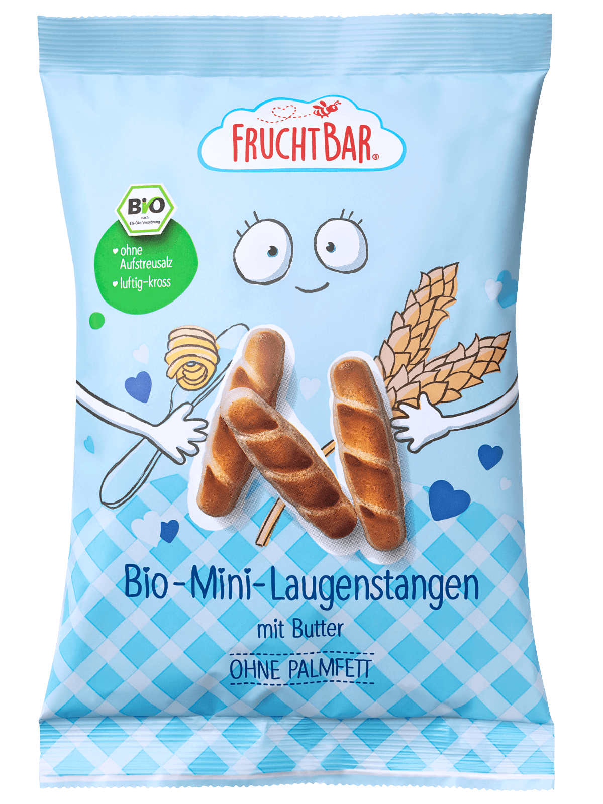 Bio Mini Laugenstangen mit Butter