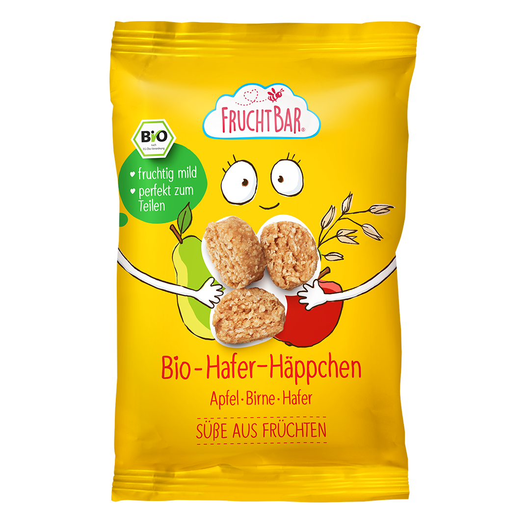 Bio Hafer Häppchen Apfel, Birne, Hafer