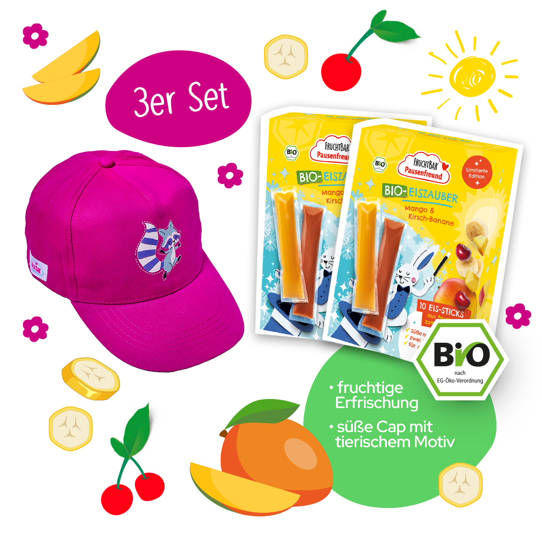 Sommerspaß Set (pinke Cap)