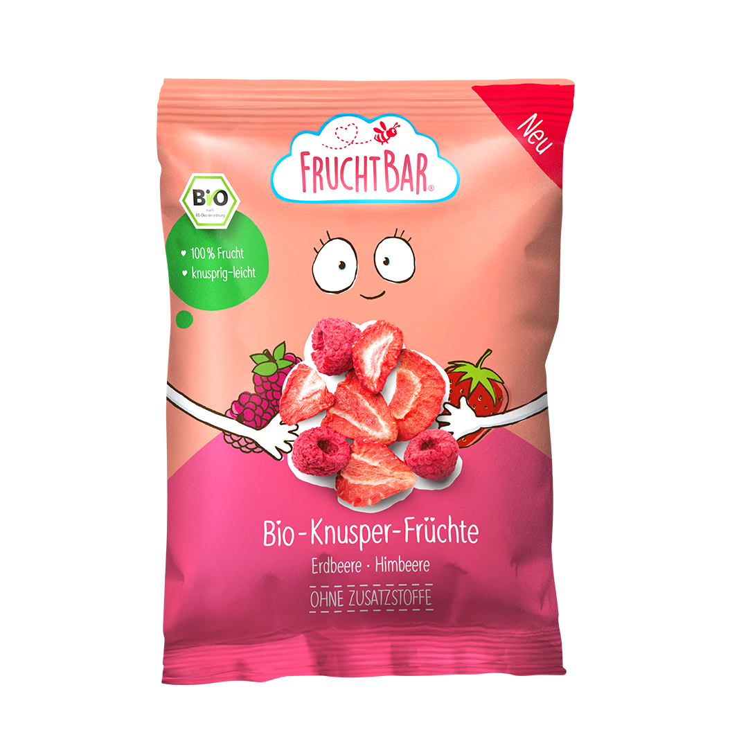 Bio Knusper Früchte Erdbeere, Himbeere