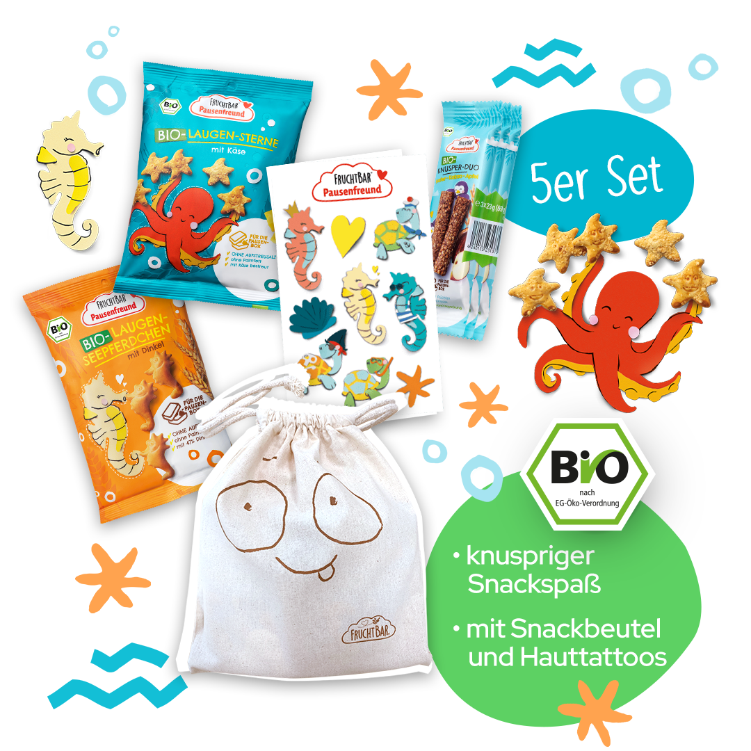 Bio Snack Set Unterwasserwelt Bio Snack Set Unterwasserwelt