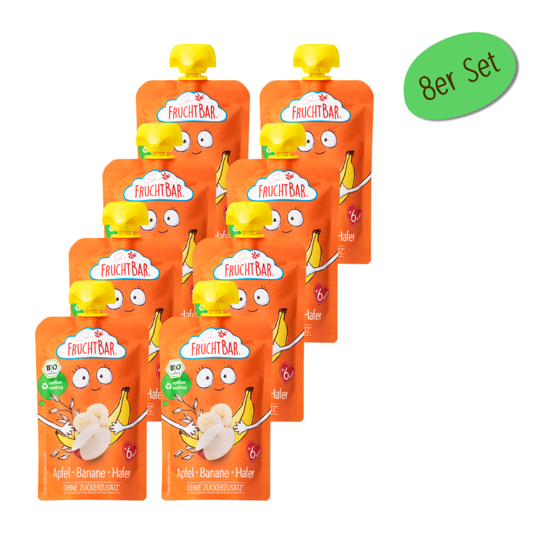 Bio Quetschie Apfel, Banane, Hafer Bio Quetschie Apfel, Banane, Hafer