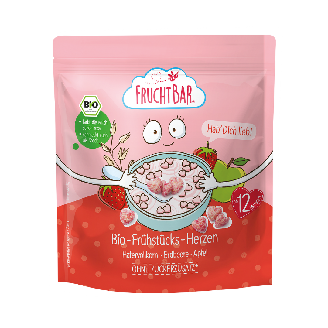 Bio Frühstücks Herzen _Hab Dich lieb_  Bio Frühstücks Herzen 'Hab Dich lieb'