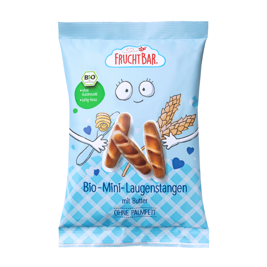 Bio Mini Laugenstangen mit Butter Bio Mini Laugenstangen mit Butter