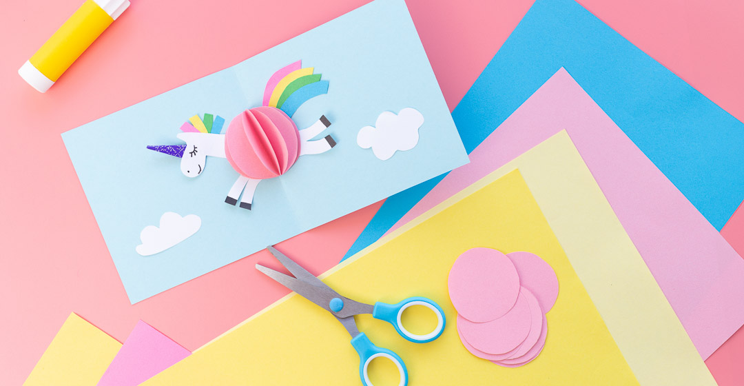 Einhorn Papier DIY
