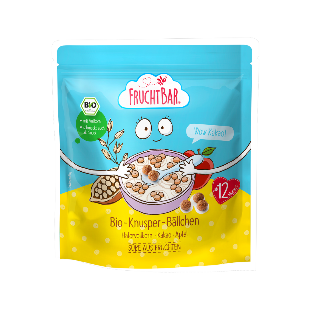 Bio Knusper Bällchen _Wow Kakao_  Bio Knusper Bällchen 'Wow Kakao'