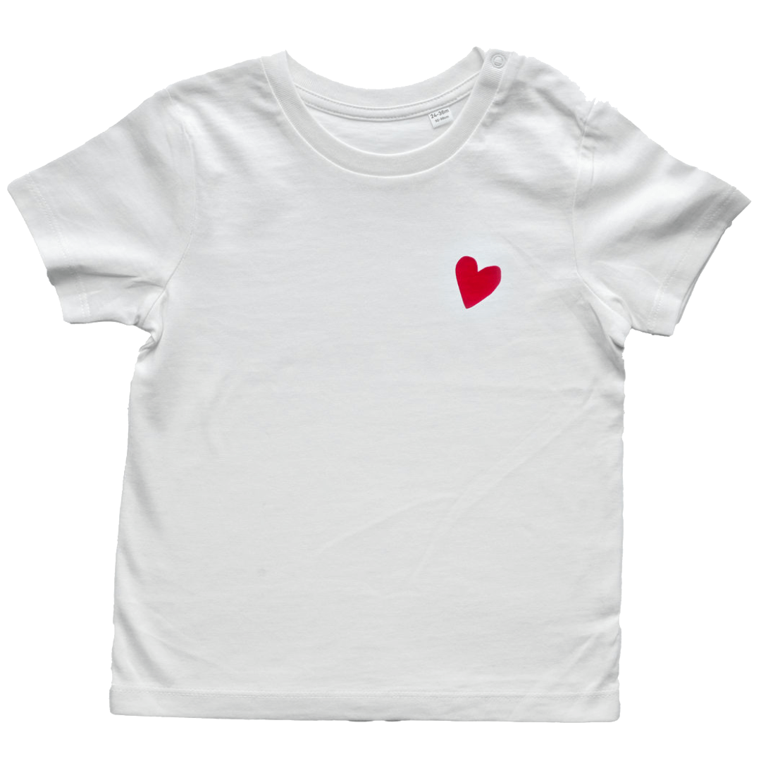 Weißes T-Shirt Kinder Weißes T-Shirt Kinder