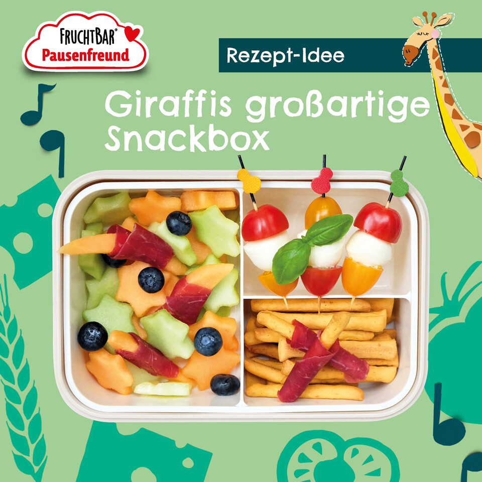 Pausenbox: Giraffis großartige Snackbox