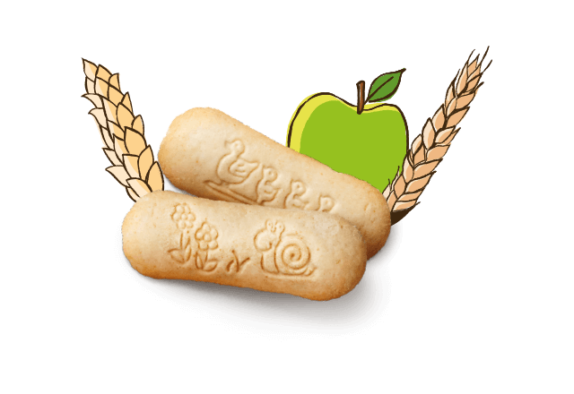 Bio Baby Kekse mit Apfel